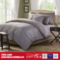 Cotton 250TC Satin Embroidery Hotel Collection Bed Linen Quality Bed Linen